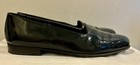 Men’s ADOLFO Italy Black Size 10.5 W Patent Leather Loafers Formal Dress Shoes — photo 4