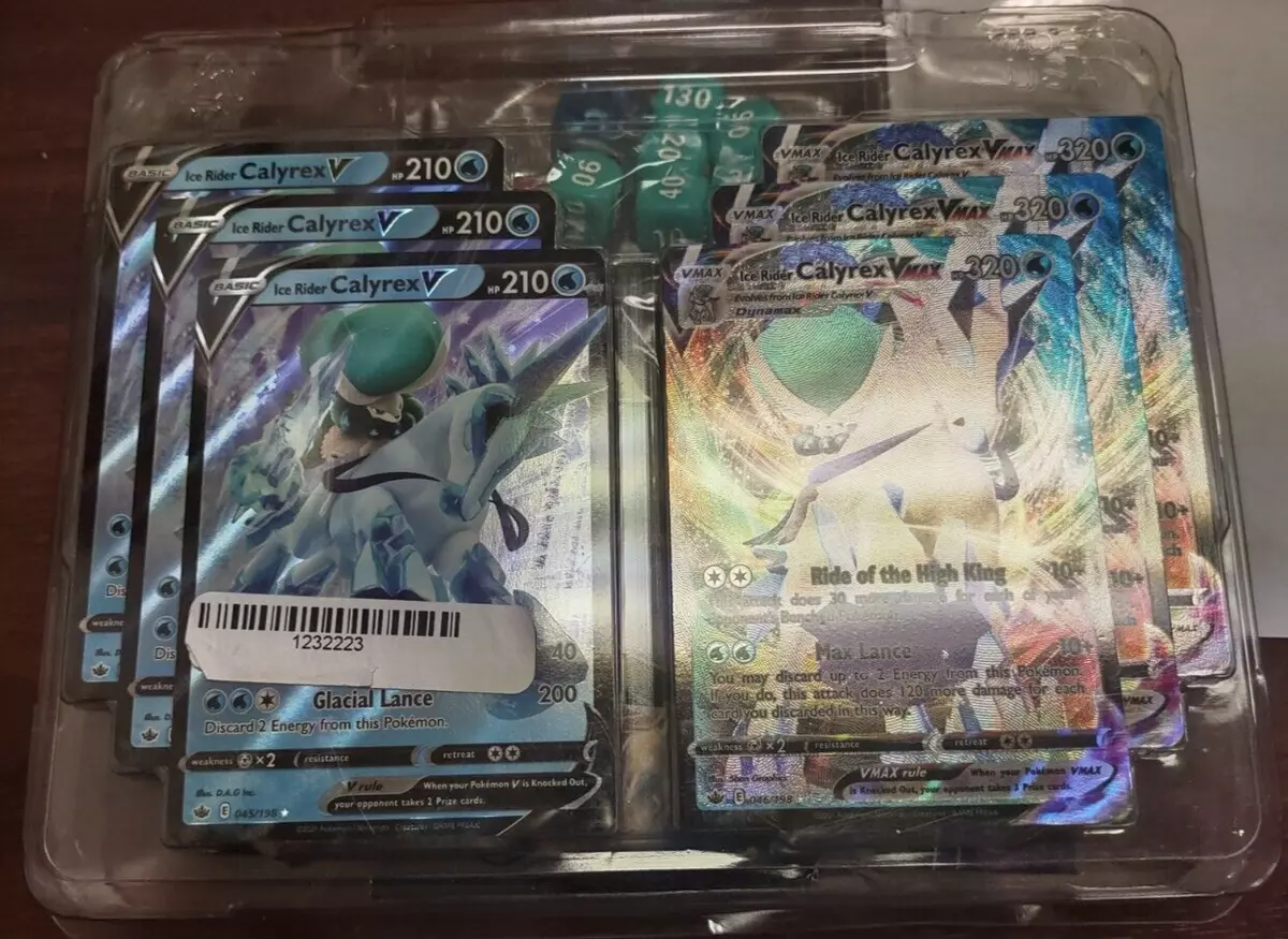 Pokemon TCG: League Battle Deck - Ice Rider Calyrex VMAX, Card Games