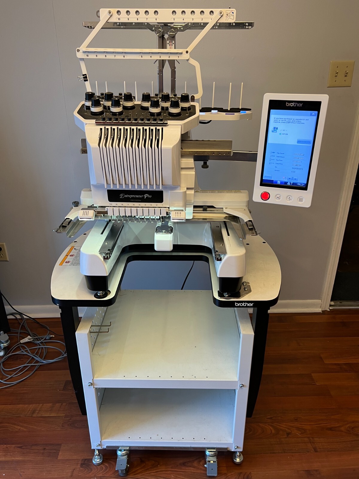 Brother PR1000E 10 Needle Embroidery Machine eBay