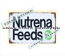 Nutrena Feed Sign Barnyard Country Farm House metal tin sign  home decor