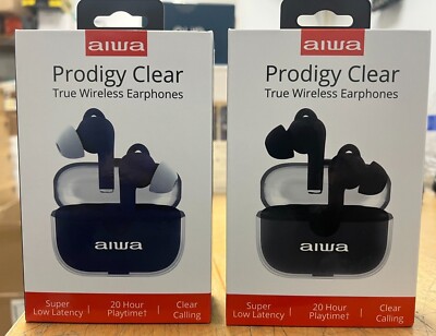 Aiwa Prodigy Clear True Wireless Earphones, 20 Hour Playtime, IPX4