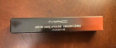 MAC Love Me Liquid Lipcolor lipstick 485 BRAGGING RIGHTS full size 0.1oz New
