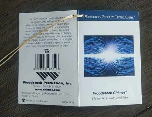 Woodstock Chimes® Woodstock Zenergy Crystal Chime™ Solo - in original box - Bild 8 von 11