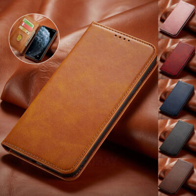 Hülle Für iPhone 16 15 14 13 12 11 Pro Max Magnet Leder Schutz Tasche Flip Case