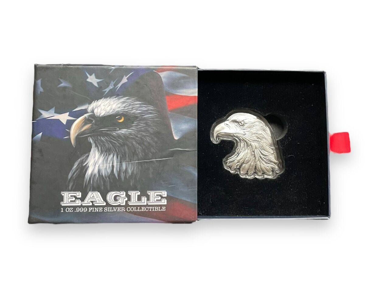 Republique Du Tchad 2022 Eagle 1oz Silver Collectible 0936 Republique Du Tchad 2022 Eagle 1oz Silver Collectible 0936