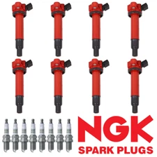Energy Ignition Coil & NGK Platinum Spark Plug for Toyota Tundra 4Runner UF230