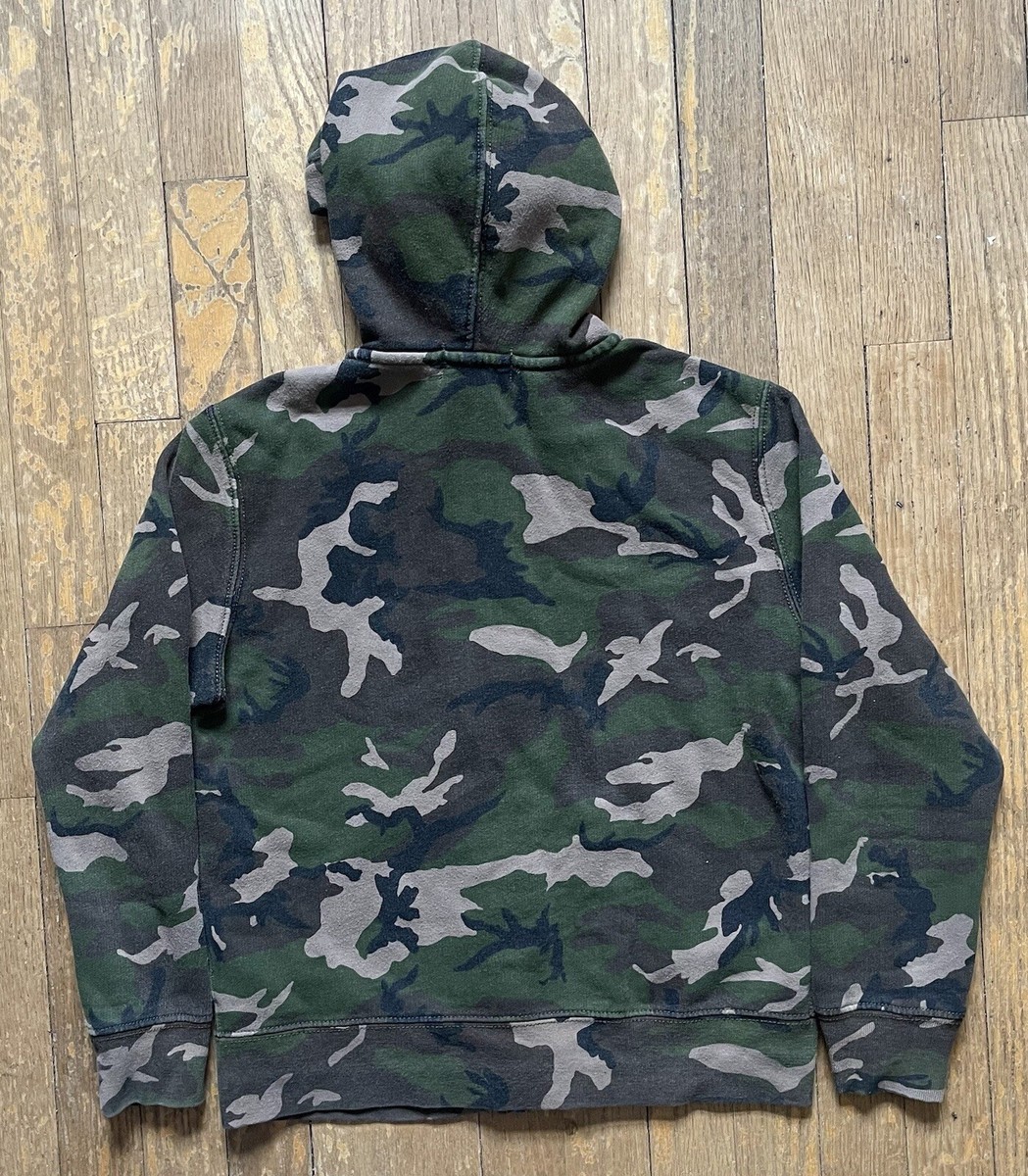 Polo Ralph Lauren Hoodie Full Zip Camo Sweatshirt Boys Youth Size