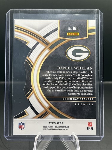 2023 Panini Select - DANIEL WHELAN ROOKIE RED & BLUE DIE CUT #161 - Picture 3 of 3