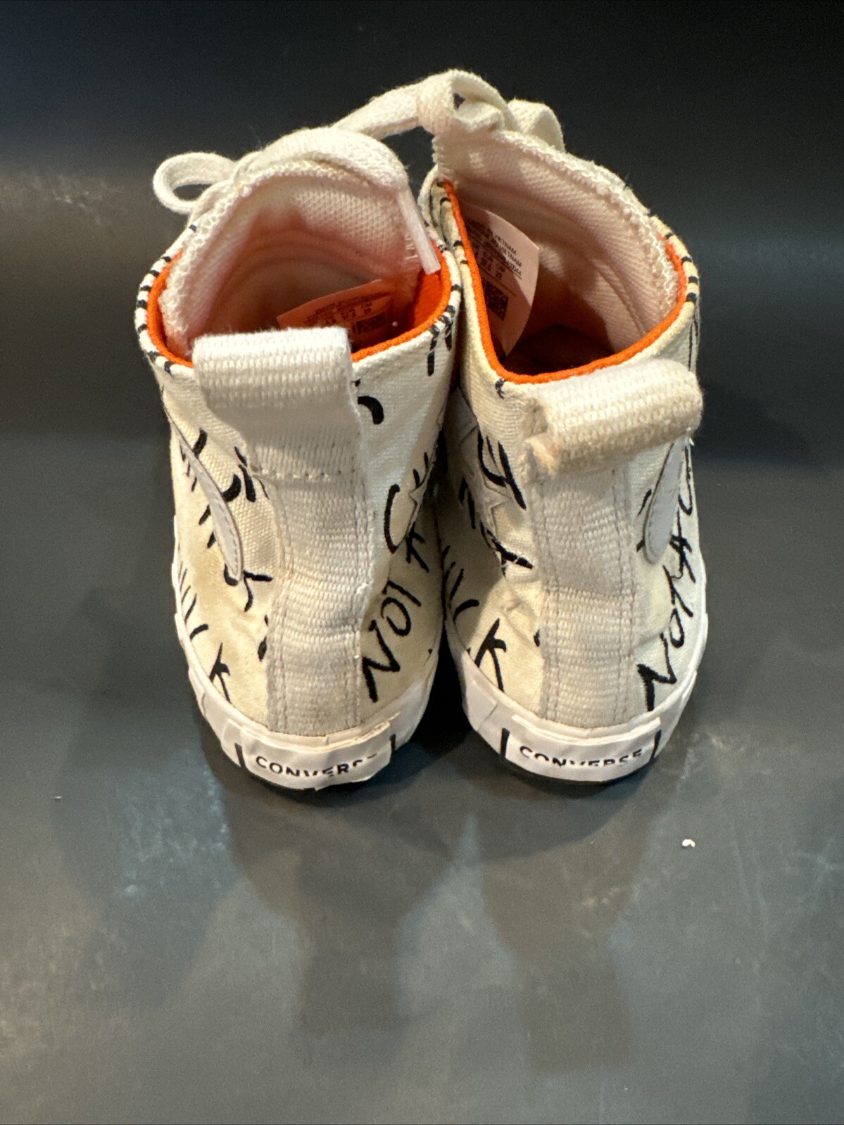 SAOLA Scarpe da ginnastica Converse UNT1TL3D Hi Not A Chuck taglia 5 bianco arancione sneakers