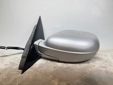 03-08 Maserati Quattroporte M139 Left Driver Side Power Mirror Silver Fading OEM
