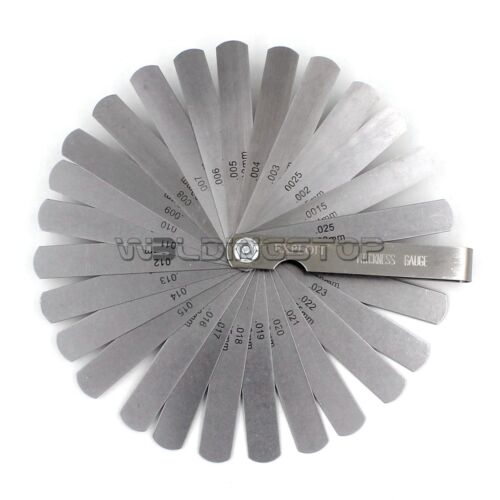 Tappet Feeler Gauge 26 Blades Metric inch thickness gage, valve feller - Picture 3 of 12