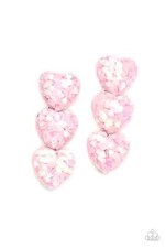 Paparazzi HEART FULL OF CONFETTI pink HAIRCLIP