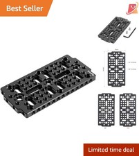 Multi-Functional Aluminum Cheese Plate with 1/4 3/8 Threads for Camera Tripod