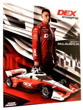2025 SCOTT McLAUGHLIN DEX/HITACHI TEAM PENSKE #3 CHEVROLET INDY CAR POSTCARD