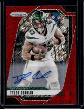 2024 Prizm Tyler Conklin #225 FOTL Red Shimmer Autograph /35