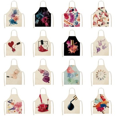 Comfortable Apron Nail Polishes Aprons for Kitchen Manicure Stay Clean and Neats