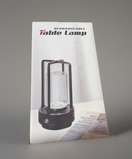 Rechargeable Purple Table Lamp Touch Control Modern Light Portable
