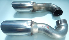 2x AUDI Q7 4L / 4,2TDI / ENDROHRE AUSPUFFBLENDEN / 4L0253681T / 4L0253682T CP351