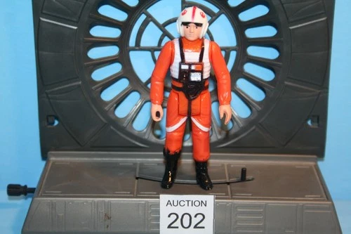 #202 VINTAGE STAR WARS LOOSE FIGURES LUKE SKYWALKER X-WING PILOT 1978 HK KENNER