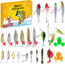 2026 Fishing Advent Calendar for Men  Teens, 24 Days Christmas Countdown