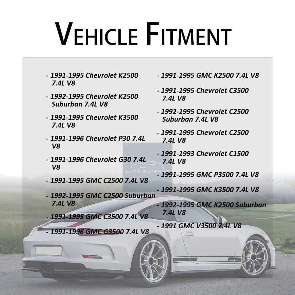 Carcasa termostato refrigerante motor para Chevrolet C3500 1991-1995 7,4 L Foto 2 de 4