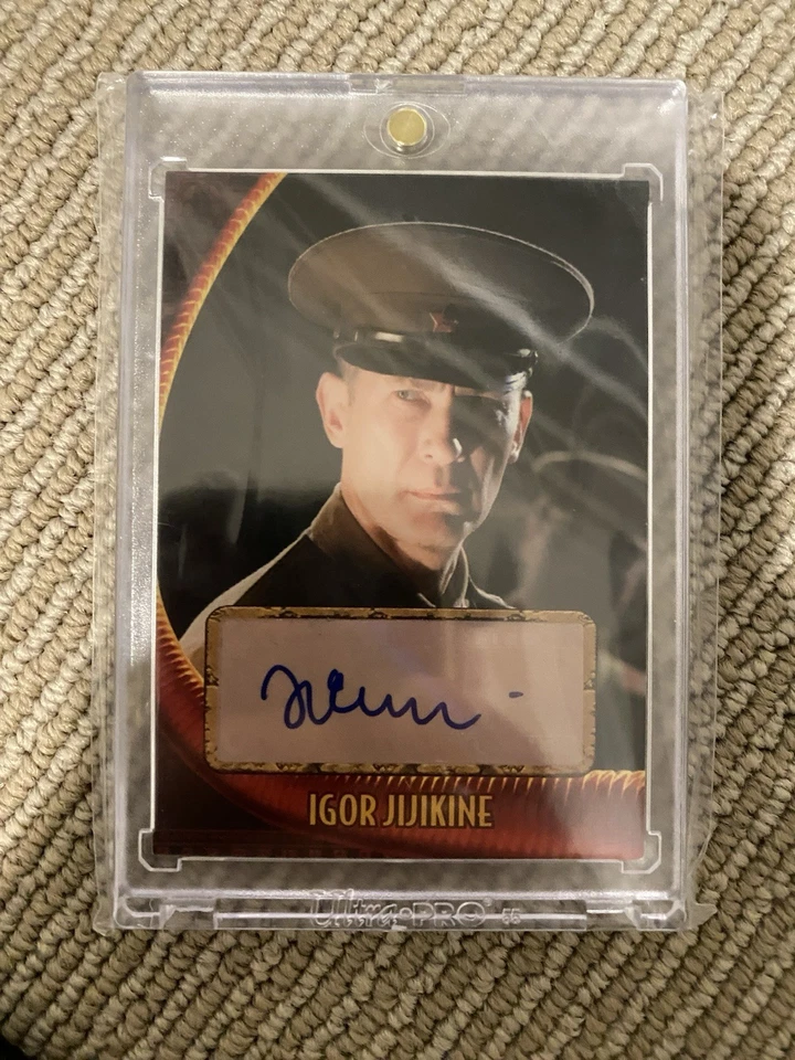 IGOR JIJIKINE INDIANA JONES CRYSTAL SKULL TOPPS 2008 AUTO Retail SSP Version - Image 3 of 4