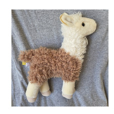 Aurora Miyoni Medium Llama Plush Brown White Stuffed Animal 2019 sku I0002