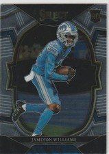 2022 Panini Select Jameson Williams Rookie Detroit Lions