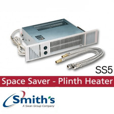 Smith's Space Saver SS5 HYDRONIC Central Heating Plinth Heater STAINLESS STEEL
