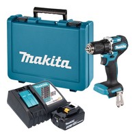 Makita DDF 487 RT1E Akku Bohrschrauber 18 V 40 Nm Brushless + LadegeräT