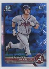2022 Bowman Sapphire Edition Chrome Prospects Luke Waddell #BCP-48 0b7z