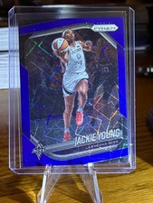 2025 Panini Prizm WNBA Blue Velocity Prizm Card #23 Jackie Young Las Vegas Aces