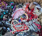 Costume Jewelry Junk Lot 12.62 Pounds Vintage Modern Craft Wearable Broken