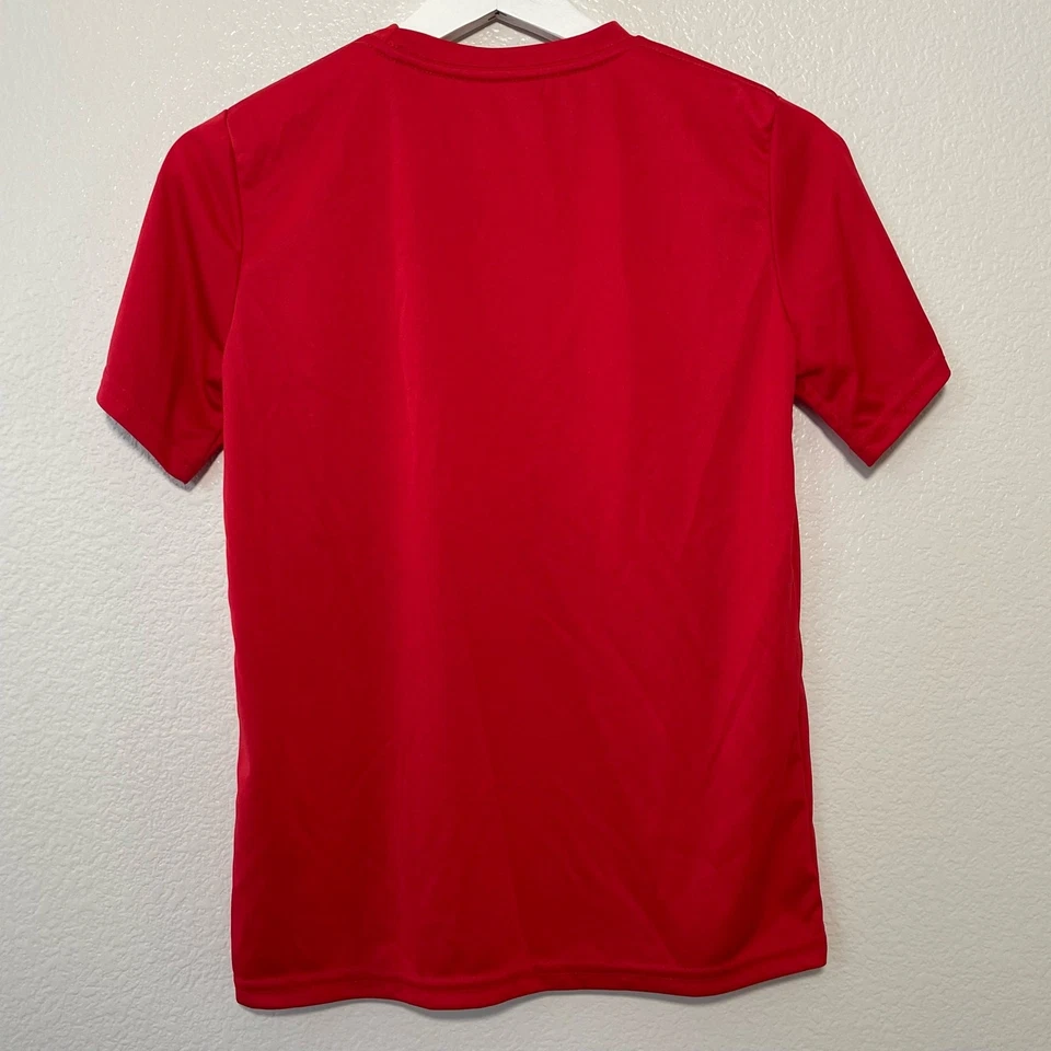 Champion Youth Boys Red Basketball T-Shirt Sport Graphic Short Sleeve Size Large - Image 2 of 4