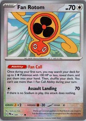 Fan Rotom (Master Ball Pattern) 085/131 Prismatic Evolutions