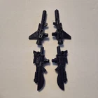 Vintage G1 Transformers DECEPTICON CLONES POUNCE + WINGSPAN GUN x4 lot weapons