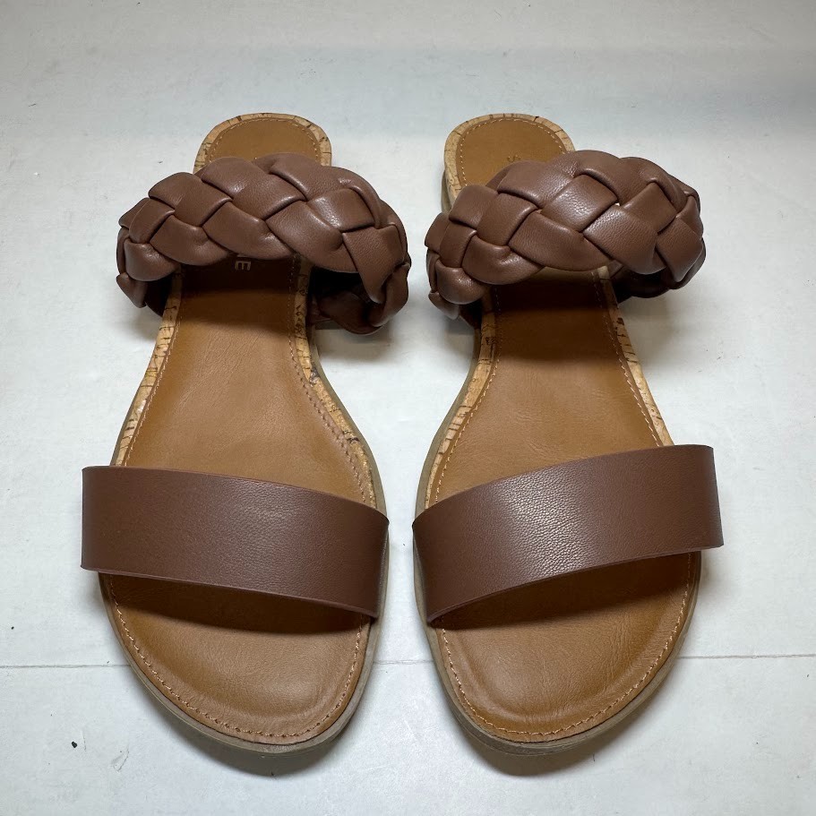 APL Sandali bassi Sun Stone donna 7 5 W marrone cioccolato tessuto cinturino nuovi con scatola SG1