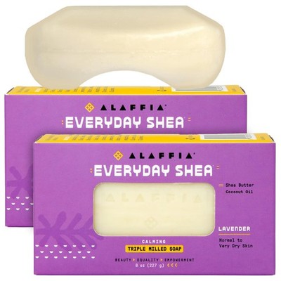 Alaffia EveryDay Shea Soap Bar - Body Soap, Natural Coconut Oil, Shea Butter ...