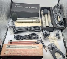 3 Vintage Realistic 2 33-1080 Electret 1 33-1045b Cardioid CONDENSER Microphone