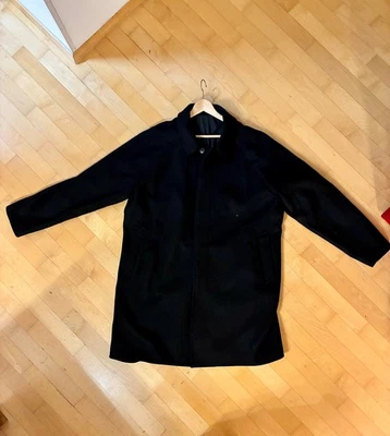Wintermantel Herren Kurzmantel 3XL Wolle schwarz - Bild 1 von 4
