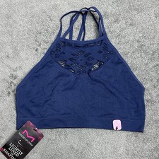 Maidenform Size large Shaping Seamless Bra Navy Blue Style DM1129 NWT Wireless