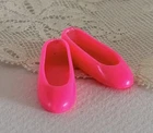 VINTAGE 1980’s MATTEL BARBIE SKIPPER BRIGHT PINK Ballet Flat SHOES