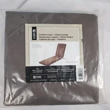 Classic Accessories Ravena Collection Cushion Cover Chaise Lounge Taupe New