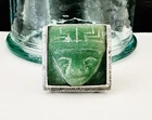 Biker Ring Mexico 900 Silver Mask Warrior Tribal Mens Southwest Antique