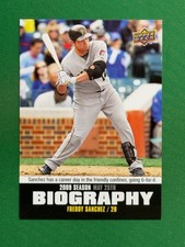 2010 Upper Deck Baseball Season Biography #SB-59 Freddy Sanchez