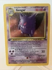 👻 Gengar 5/62 Fossil-1st Edition Holo Pokemon Card LP Vintage