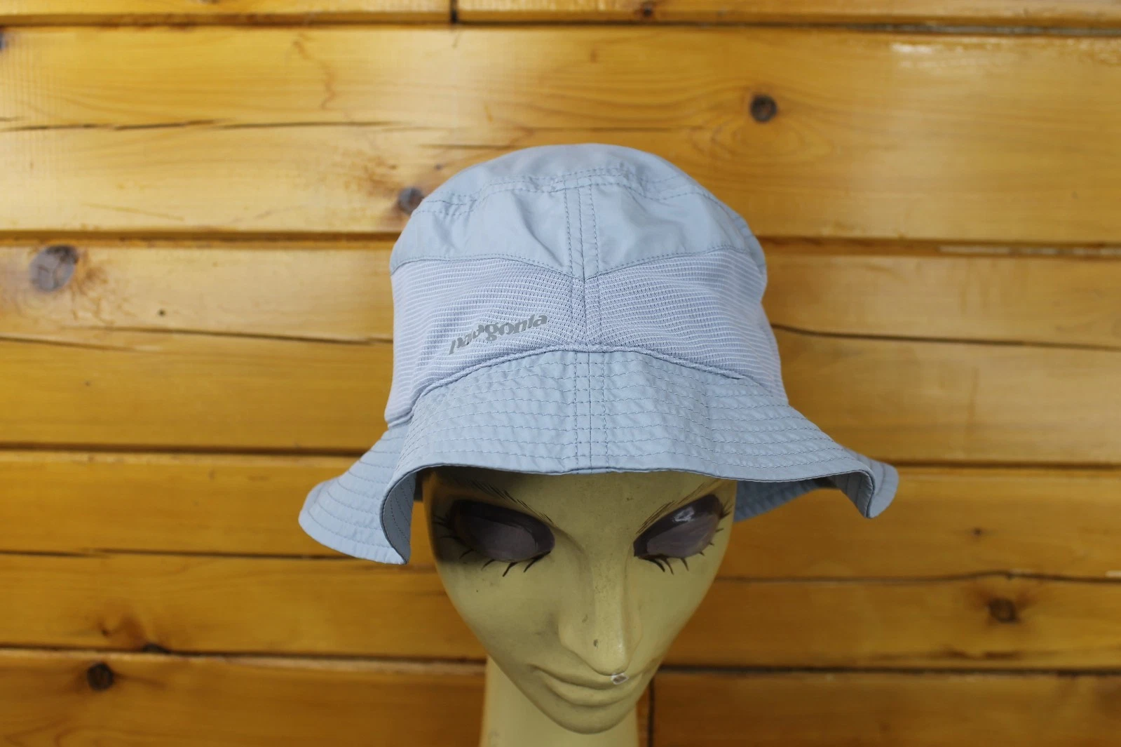 Patagonia Bucket Hat Grey Summer Beach Breathable Unisex Hiking Adult Size Large
