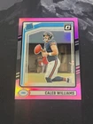 New Listing2024 Panini Donruss - Rated Rookie Caleb Williams Optic Preview Pink Prizm (RC)
