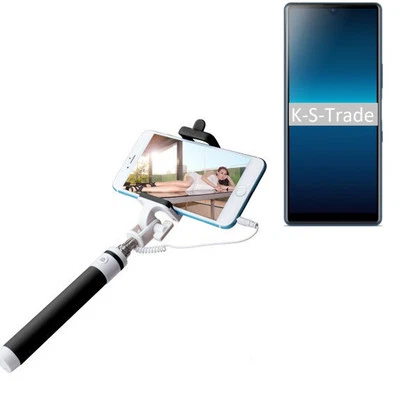 Pour Sony Xperia L4 PERCHE SELFIE STICK BRAS TÉLÉSCOPIQUE MONOPIED - Photo 1/4