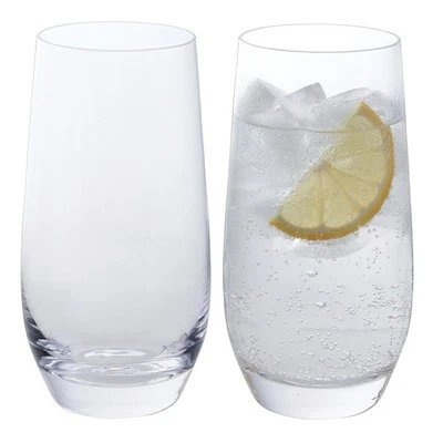 Dartington Crystal Highball Glasses Wine & Bar Collection 2 Pack Boxed 450ml